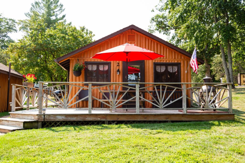 Lake Front Rental Cabin Two - Bedroom 1